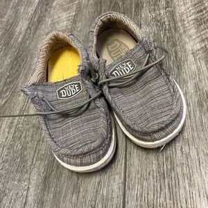 Hey Dude Gray Slip-On Shoes Size 7
